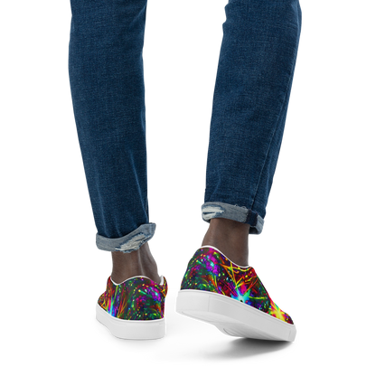 Men's Slip-On Canvas Shoes - Stellar Burst