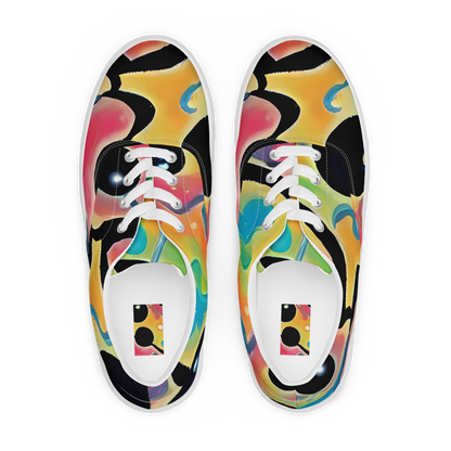 Men's Lace-Up Canvas Shoes - Midday Mirage