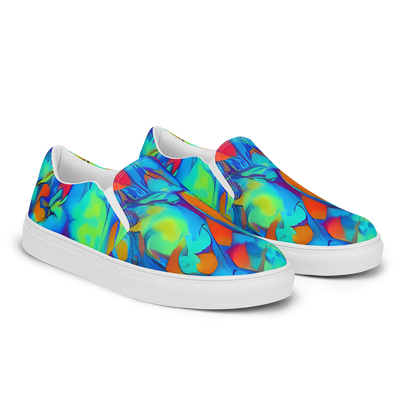 Men's Slip-On Canvas Shoes - Vivid Virtuoso