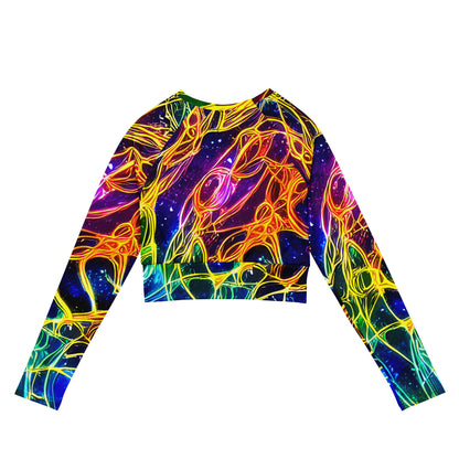 Long Sleeve Crop Top - Dancing in the Ether