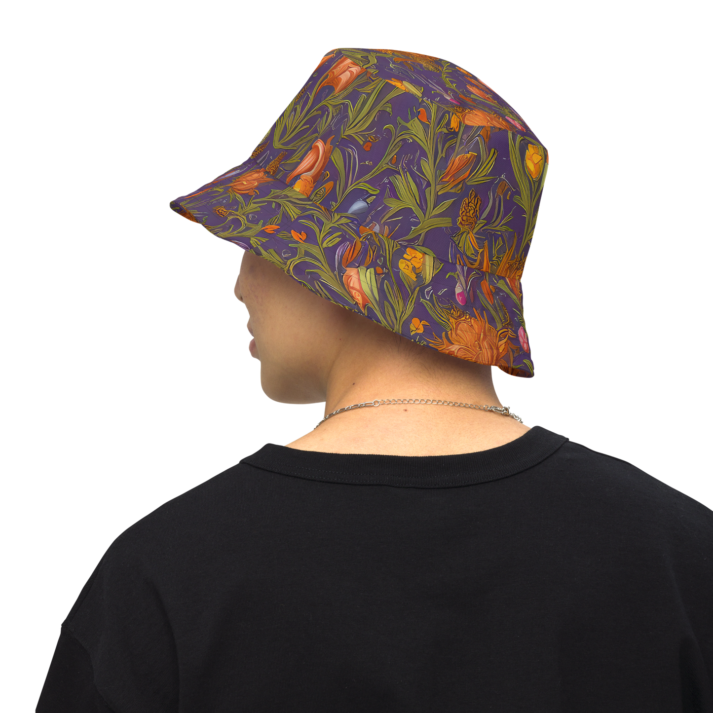 Reversible Bucket Hat - Botanical Nebula