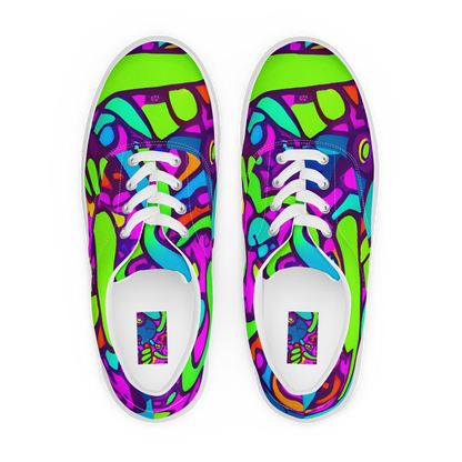 Women's Lace-Up Canvas Shoes - Funky Vortex