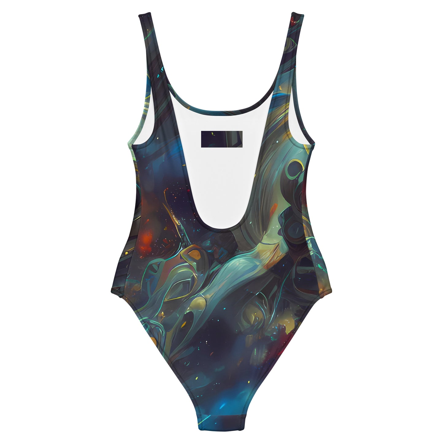One-Piece Swimsuit - Spectral Vortex