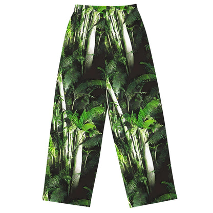 Wide-Leg Pants - Emerald Canopy