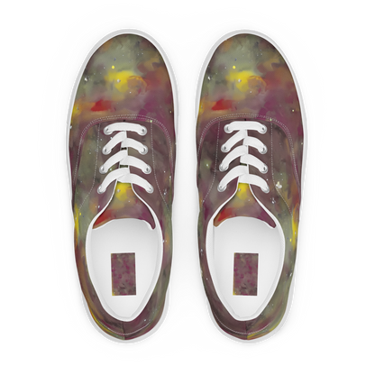 Women's Lace-Up Canvas Shoes - Whispers of Autumn