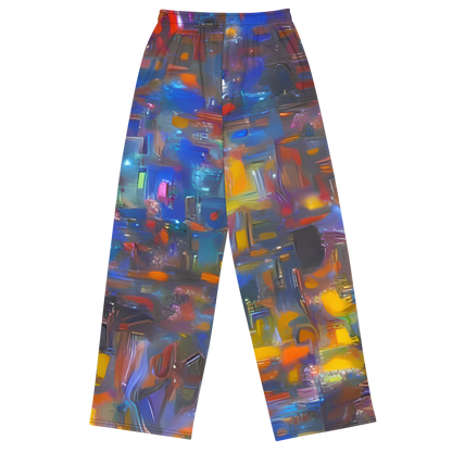 Wide-Leg Pants - Abstract Conflux