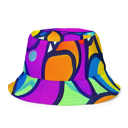 Reversible Bucket Hat - Kaleido Fish