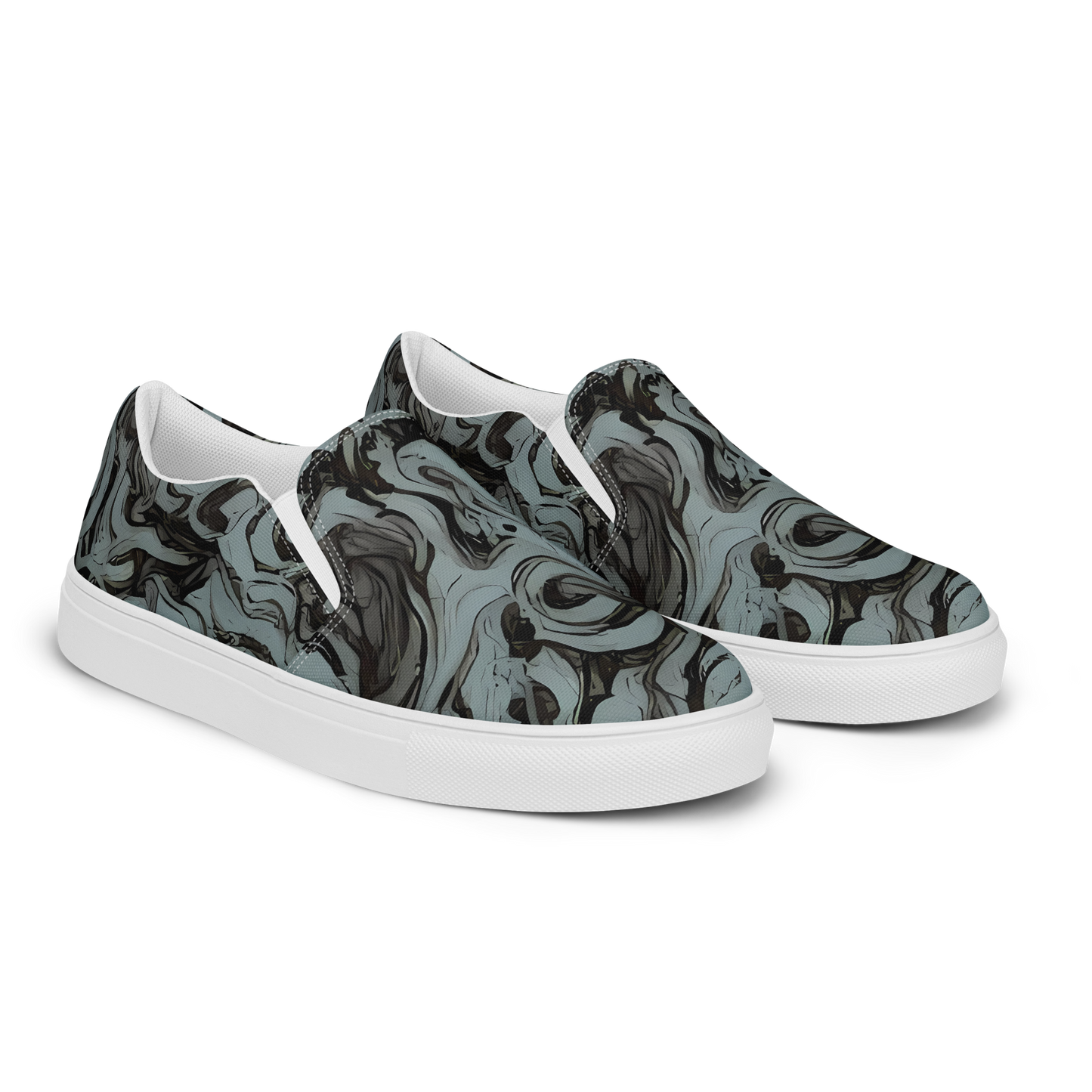 Men's Slip-On Canvas Shoes - Caruso Swirl