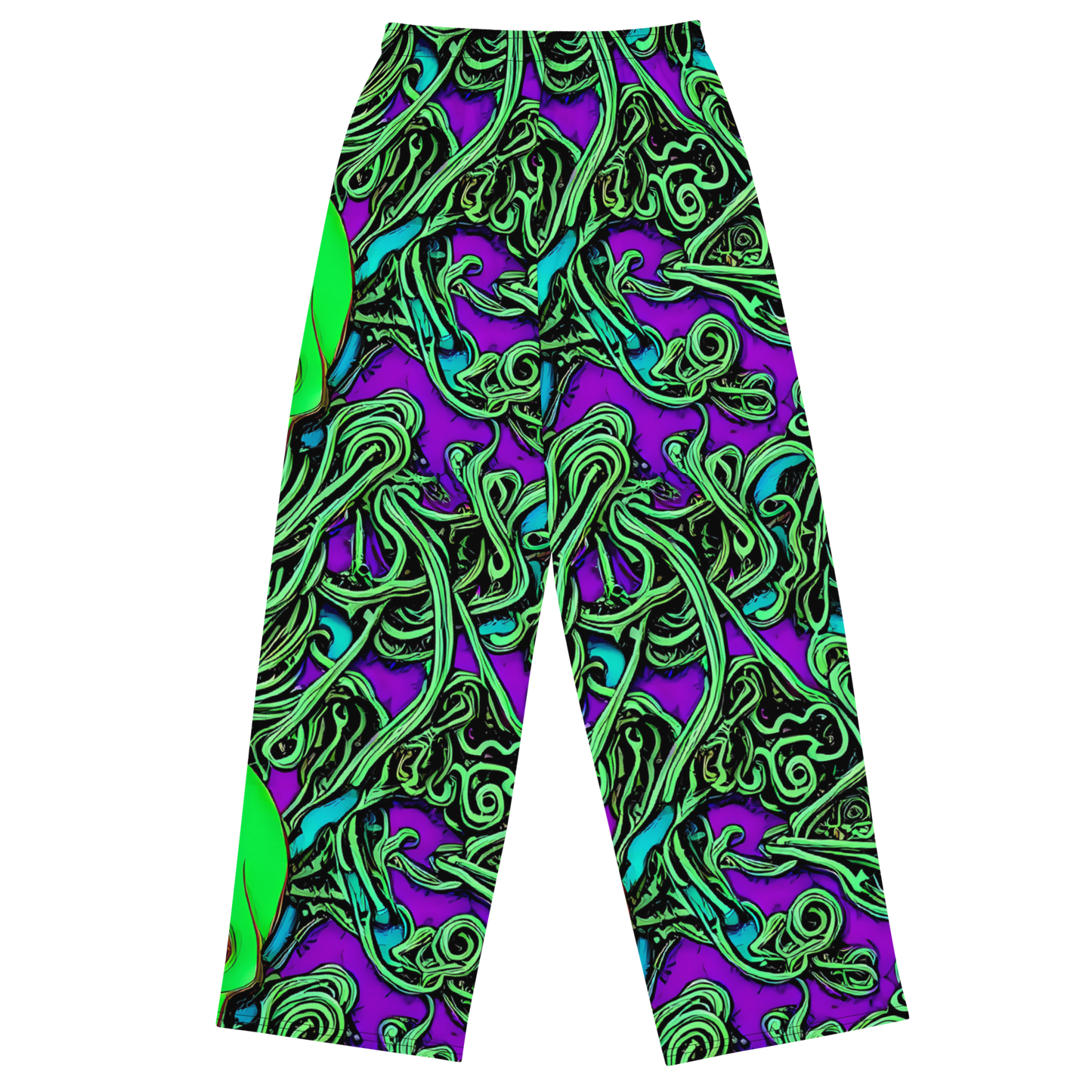 Wide-Leg Pants - Ghostly Labyrinth