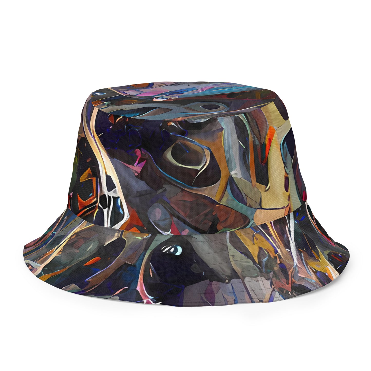 Reversible Bucket Hat - Chromatic Entanglement