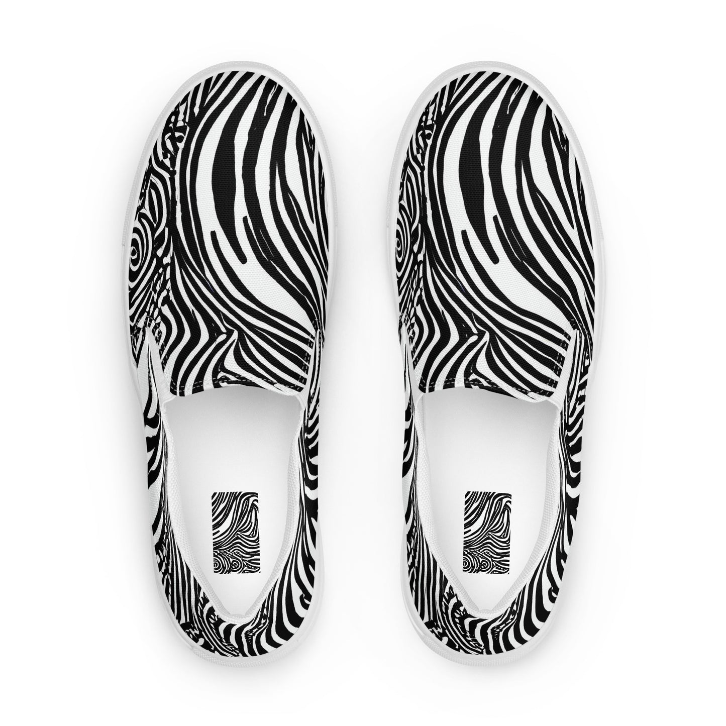 Women's Slip-On Canvas Shoes - Tidal Tangle