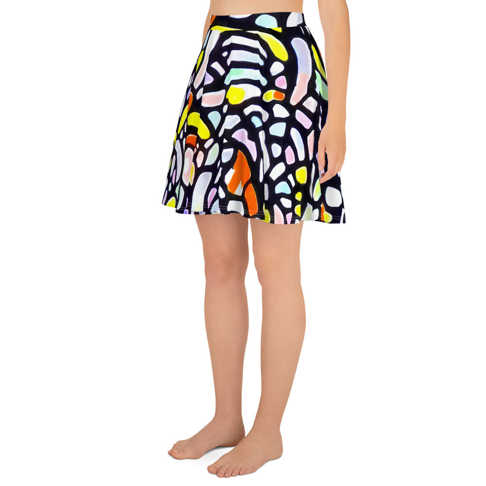 Skater Skirt - Cubist Carousel