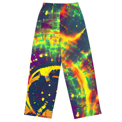 Wide-Leg Pants - Hypercolor Oasis