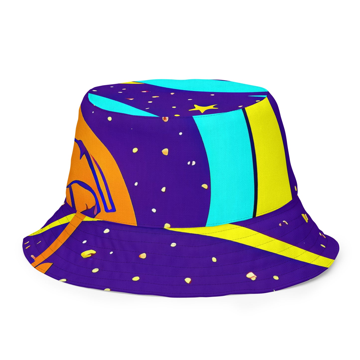 Reversible Bucket Hat - Stellar Swirl