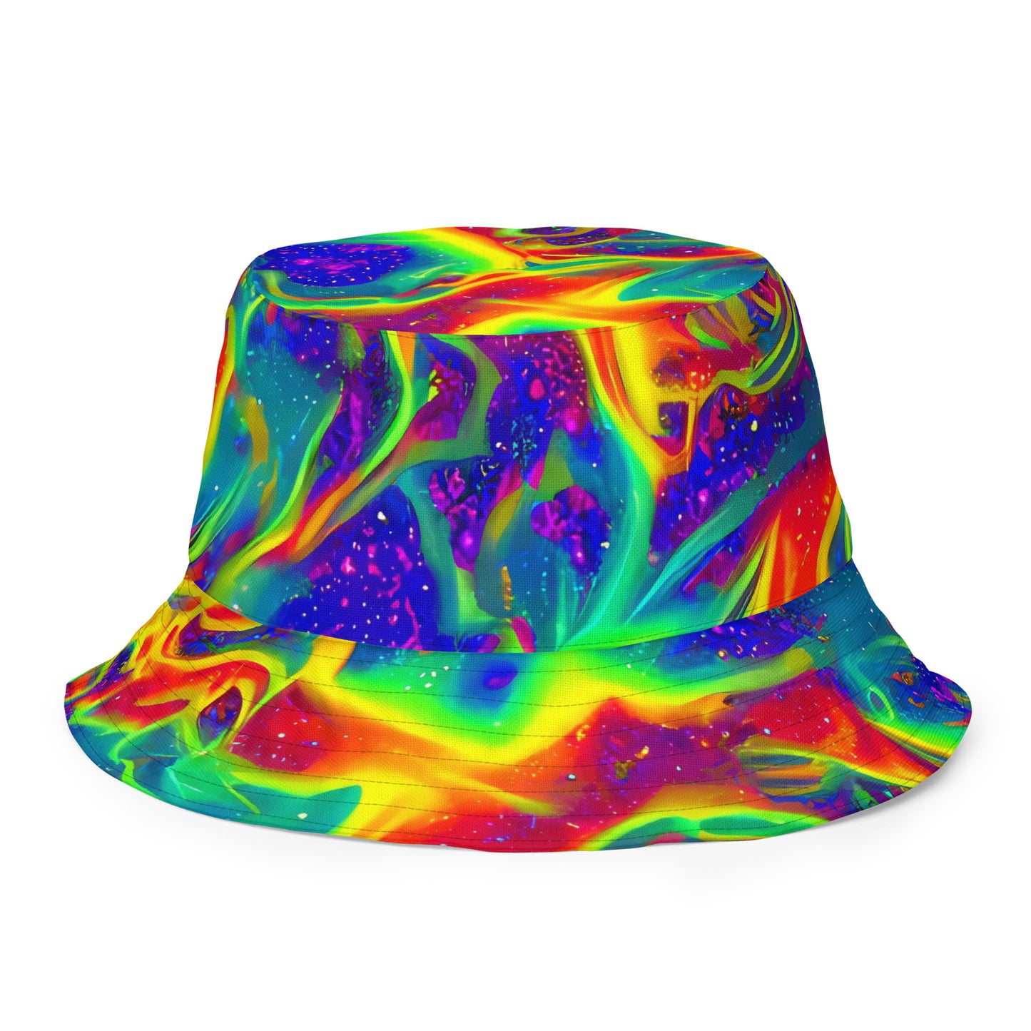 Reversible Bucket Hat - Nebula Symphony