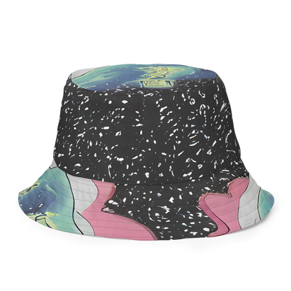 Reversible Bucket Hat - Lunar Waves