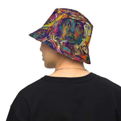 Reversible Bucket Hat - Cosmic Collage