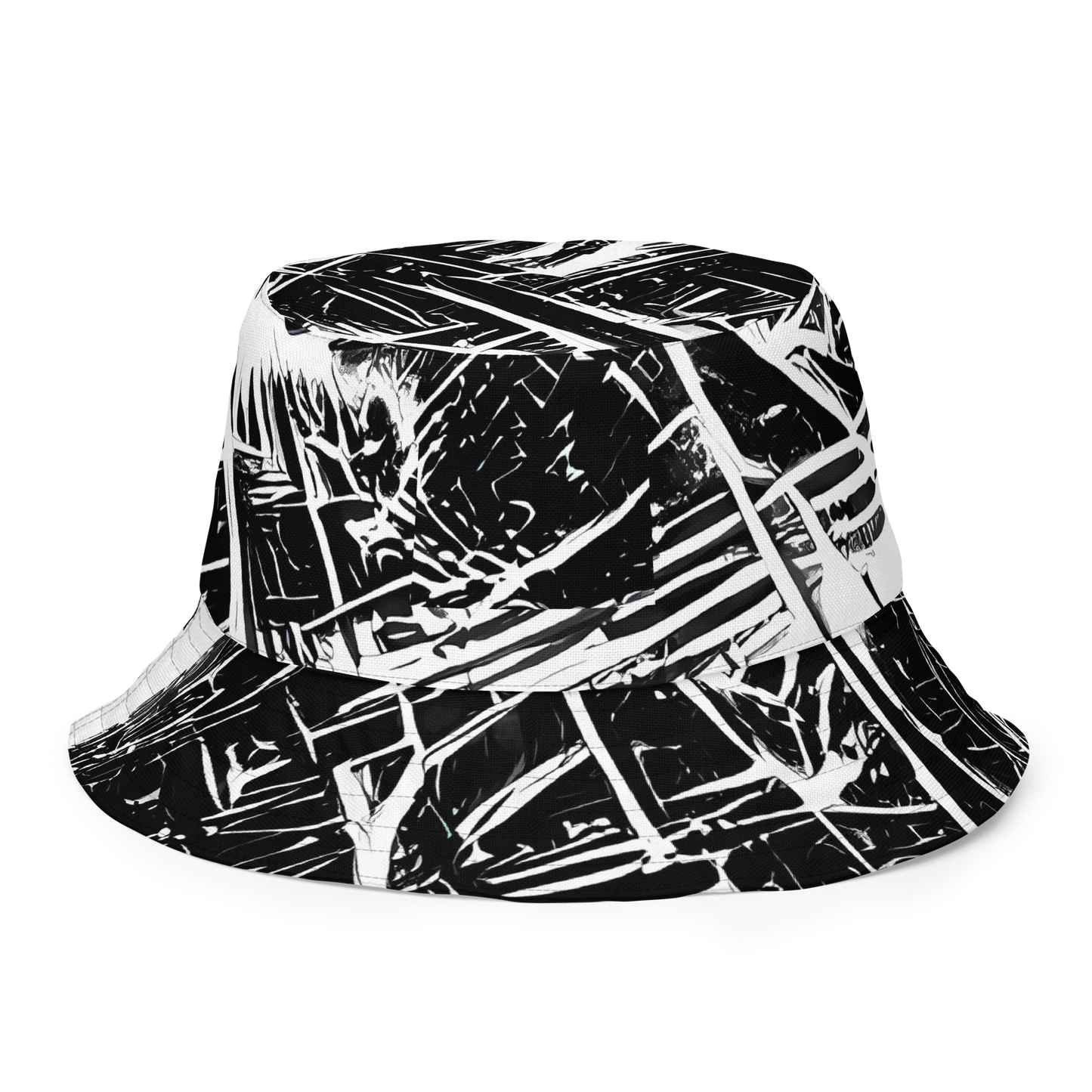 Reversible Bucket Hat - Ferriss Fractals