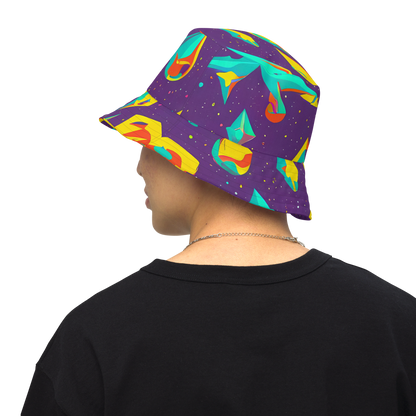 Reversible Bucket Hat - Cascading Prism