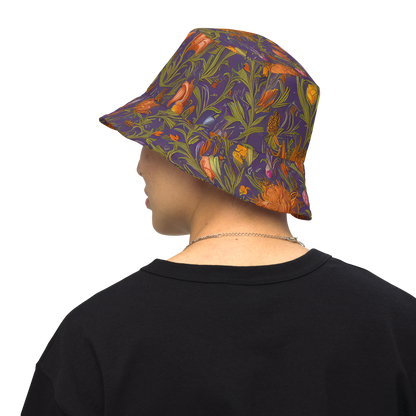 Reversible Bucket Hat - Botanical Nebula