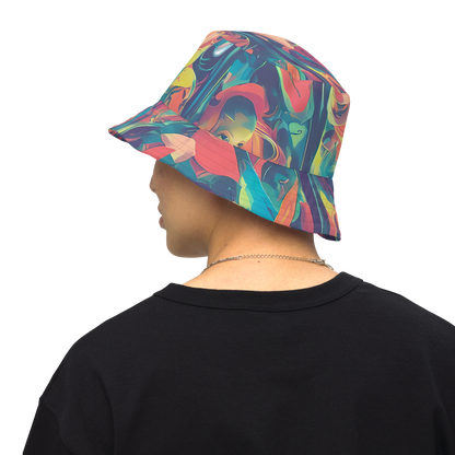 Reversible Bucket Hat - Neon Aurora