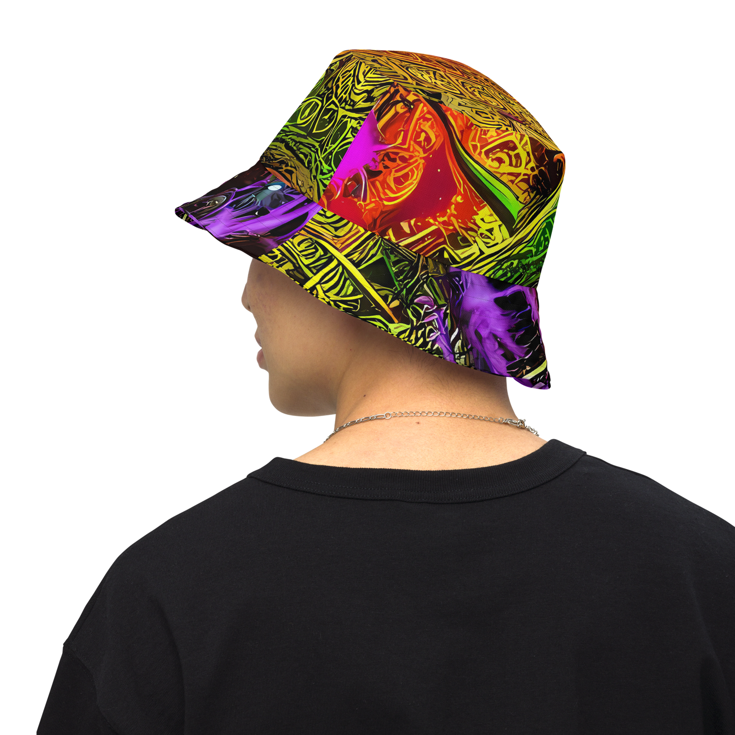 Reversible Bucket Hat - Neon Glyphworks