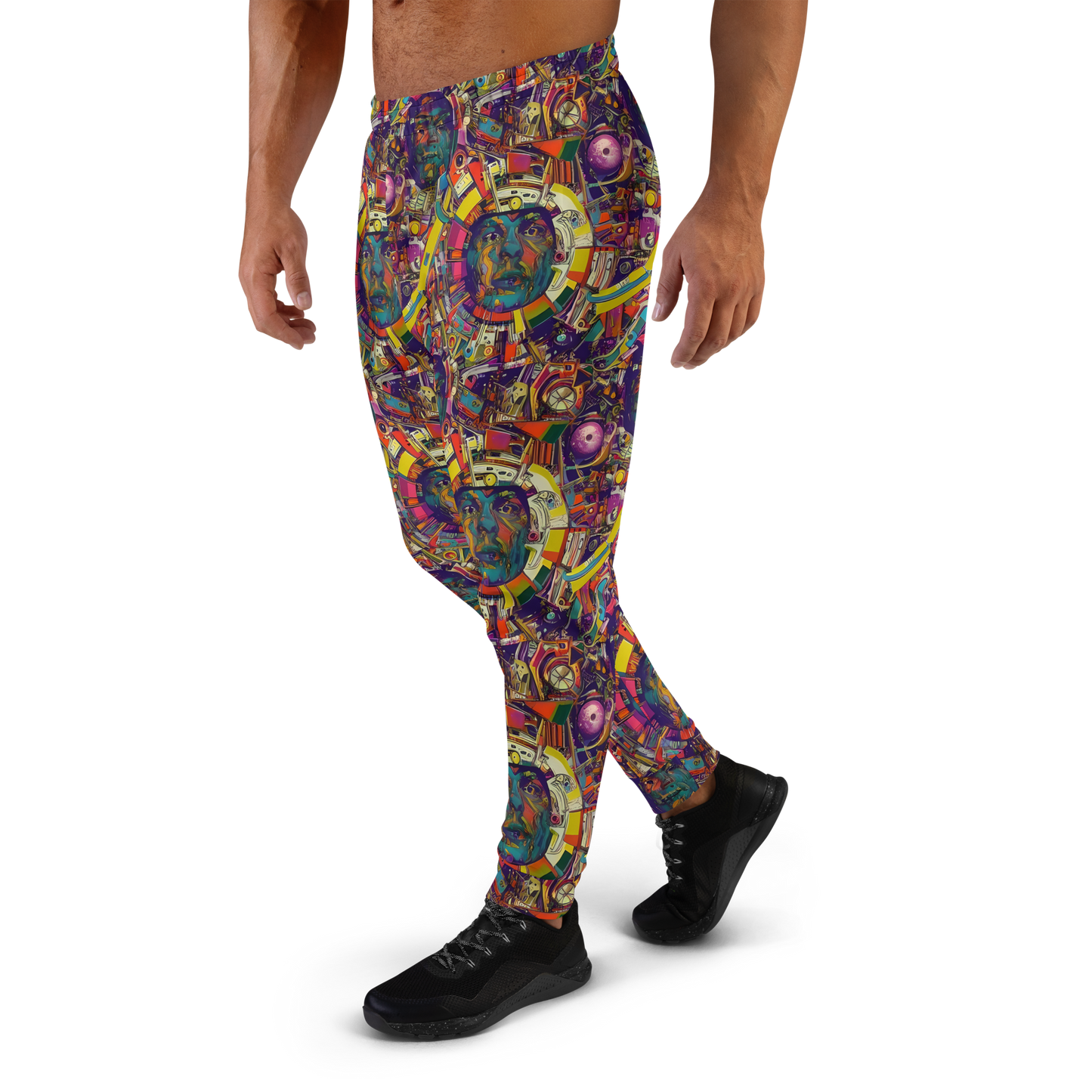 Men’s Joggers - Cosmic Collage