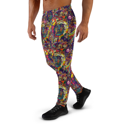 Men’s Joggers - Cosmic Collage