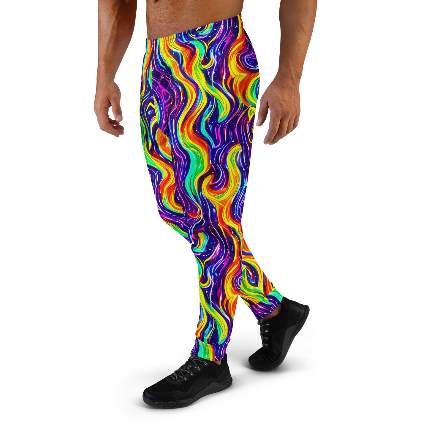 Men’s Joggers - Galactic Flames