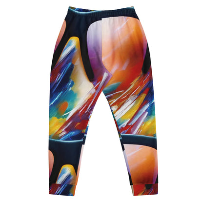 Men’s Joggers - Brushstroke Symphony