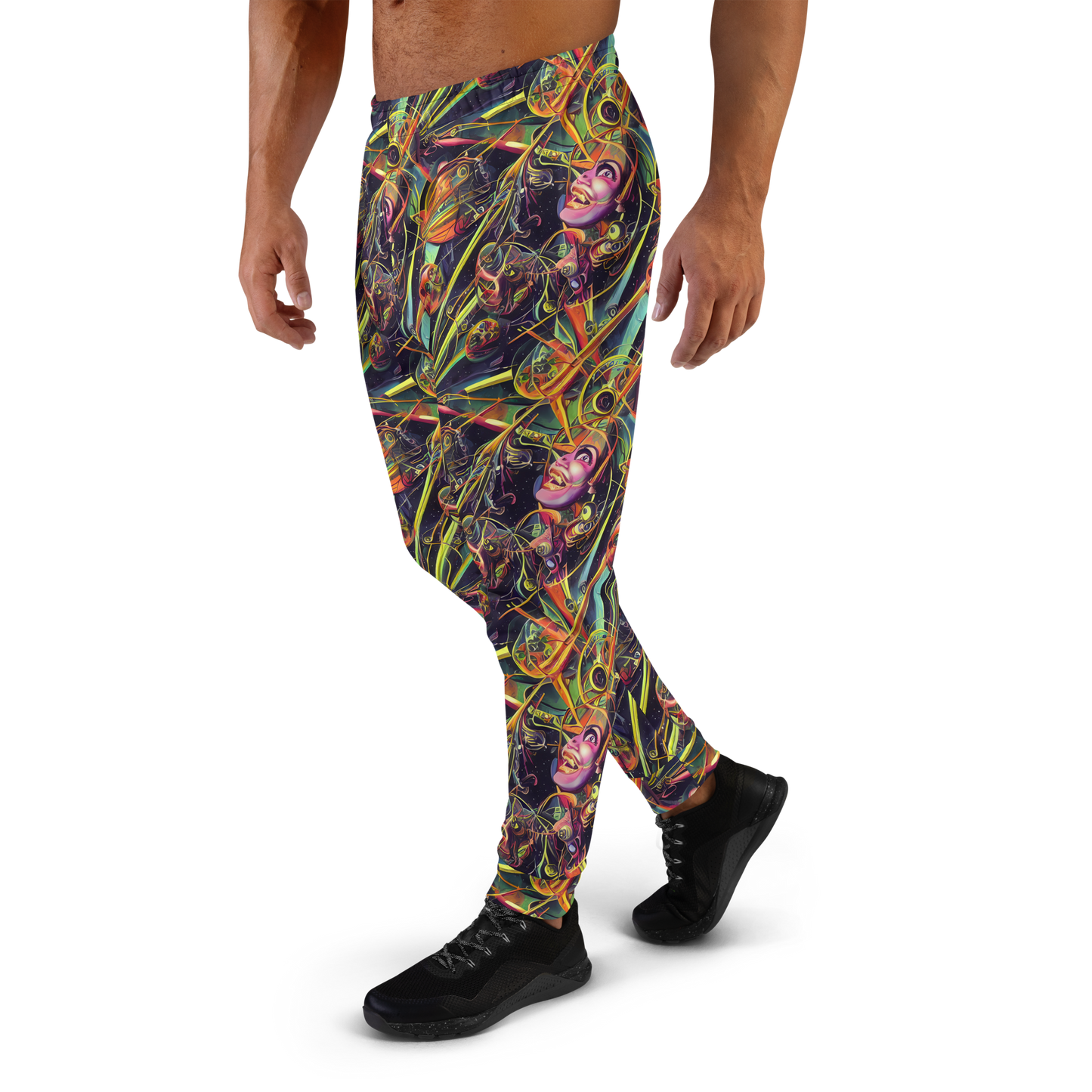 Men’s Joggers - Psychedelic Deep Space