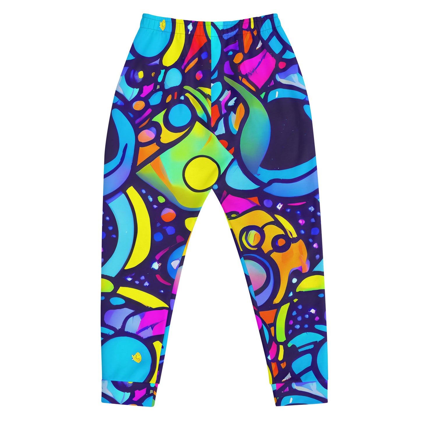 Men’s Joggers - Neon Graffscape