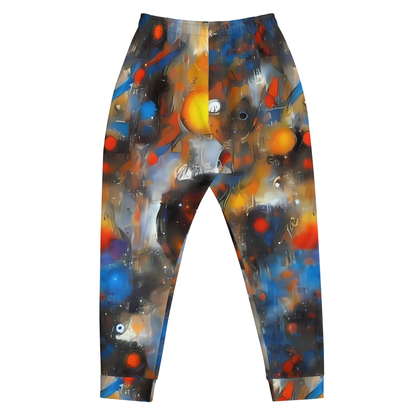 Men’s Joggers - Abstract Aqua