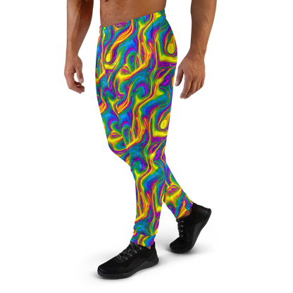 Men’s Joggers - Electric Aurora