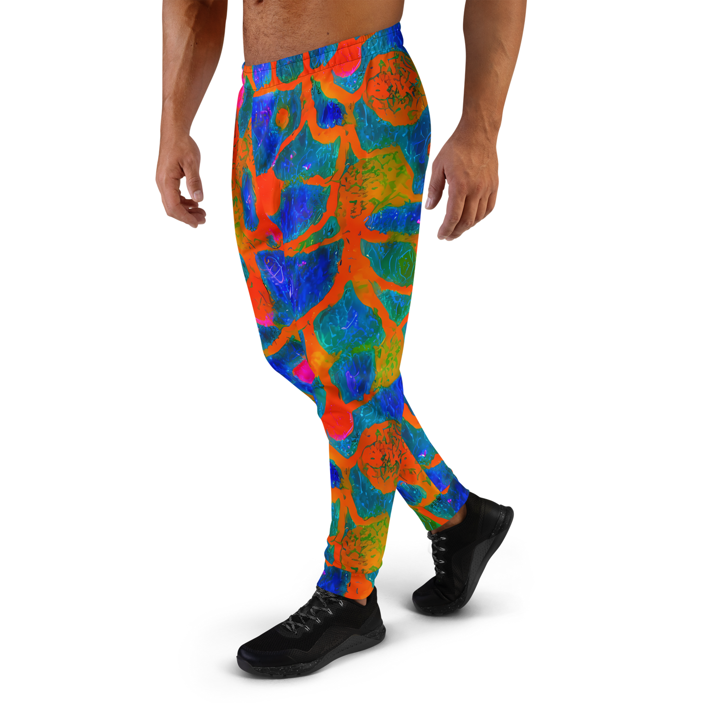 Men’s Joggers - Vibrant Mosaic