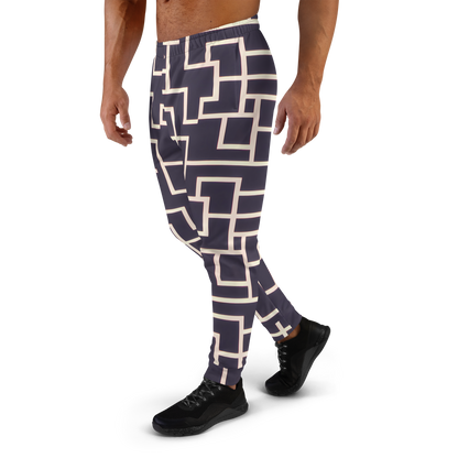 Men’s Joggers - Gilded Gridlock