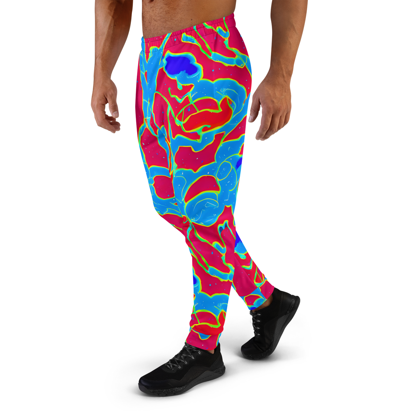 Men’s Joggers - Electric Bloom
