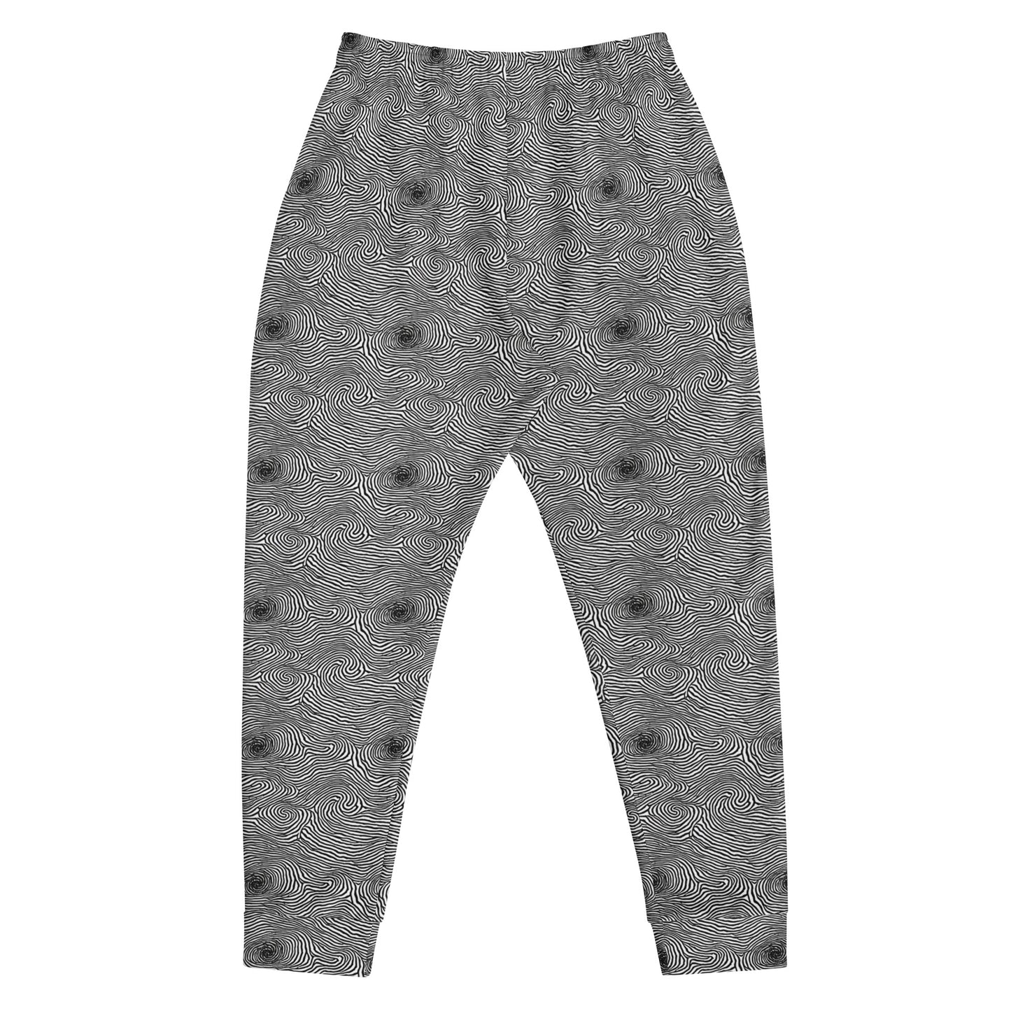 Men’s Joggers - Black And White Rhapsody