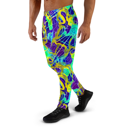 Men’s Joggers - Neon Jungle Rhapsody