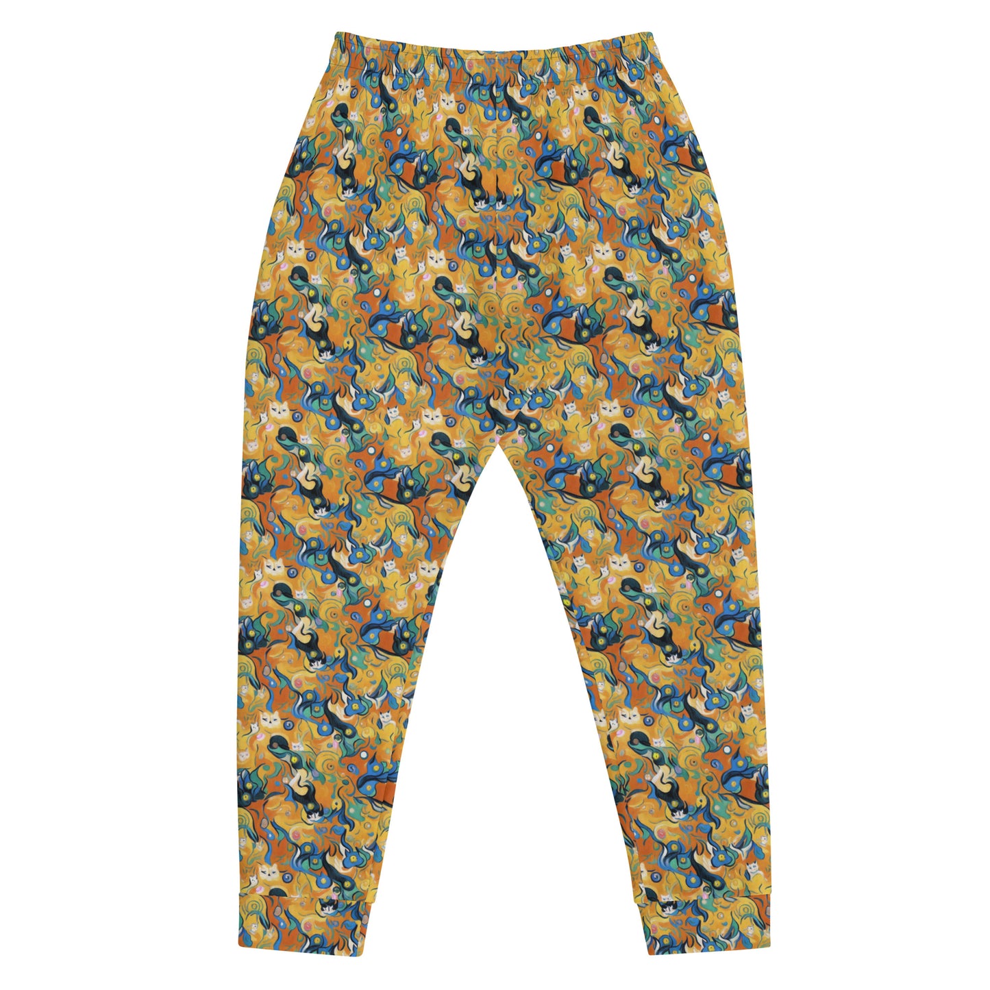 Men’s Joggers - Whimsical Feline Dance