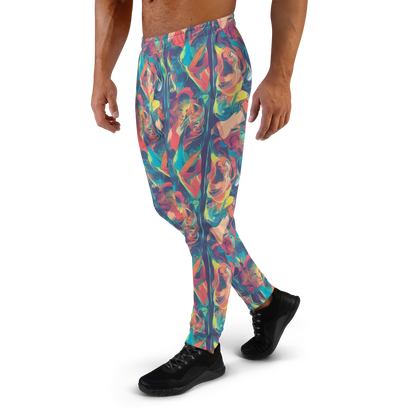 Men’s Joggers - Neon Aurora