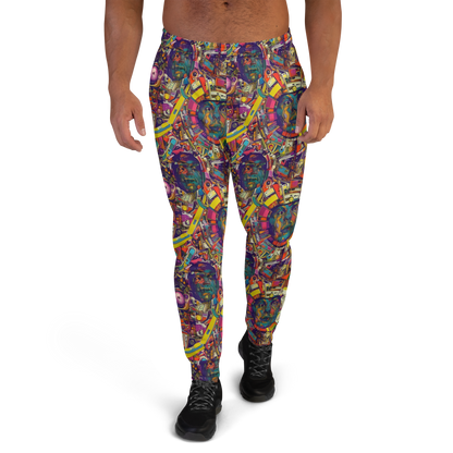 Men’s Joggers - Cosmic Collage