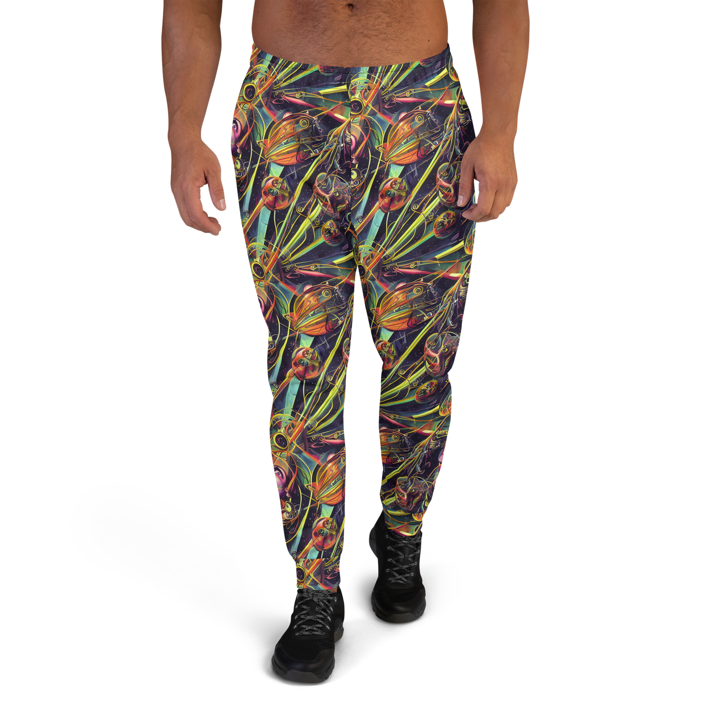 Men’s Joggers - Psychedelic Deep Space