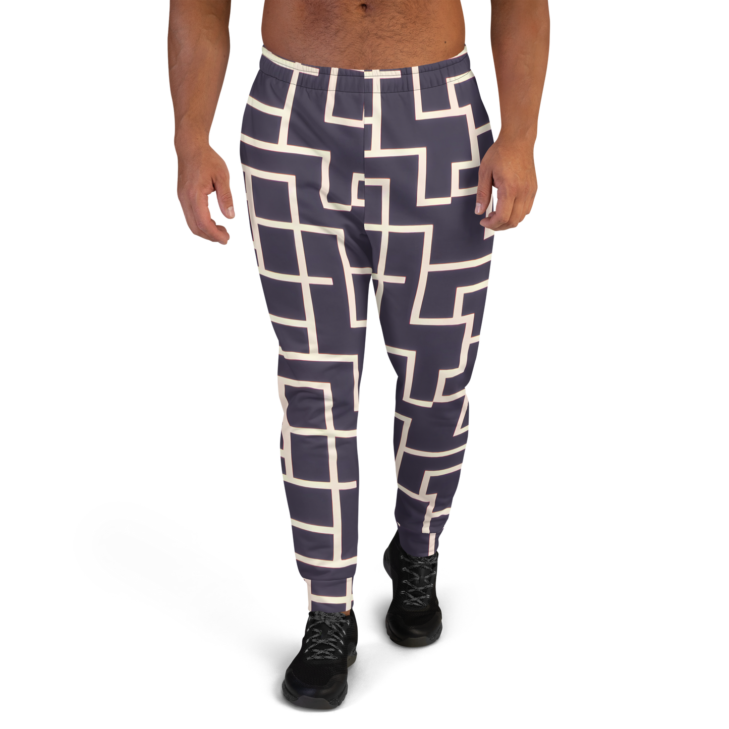 Men’s Joggers - Gilded Gridlock