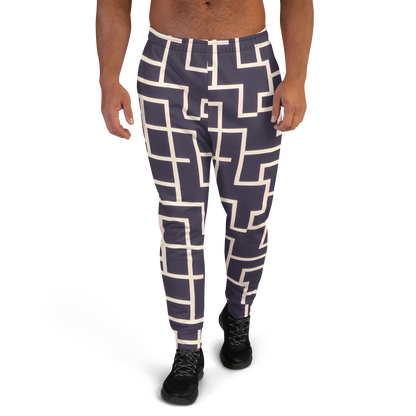 Men’s Joggers - Gilded Gridlock