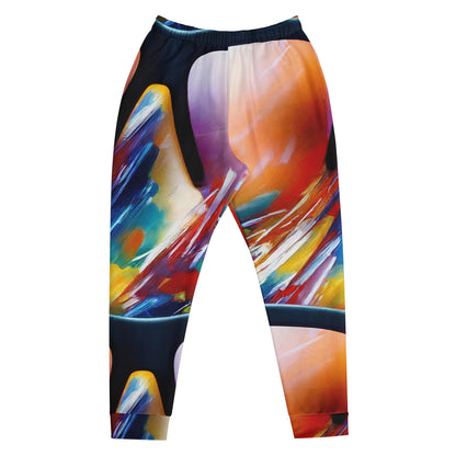 Men’s Joggers - Brushstroke Symphony