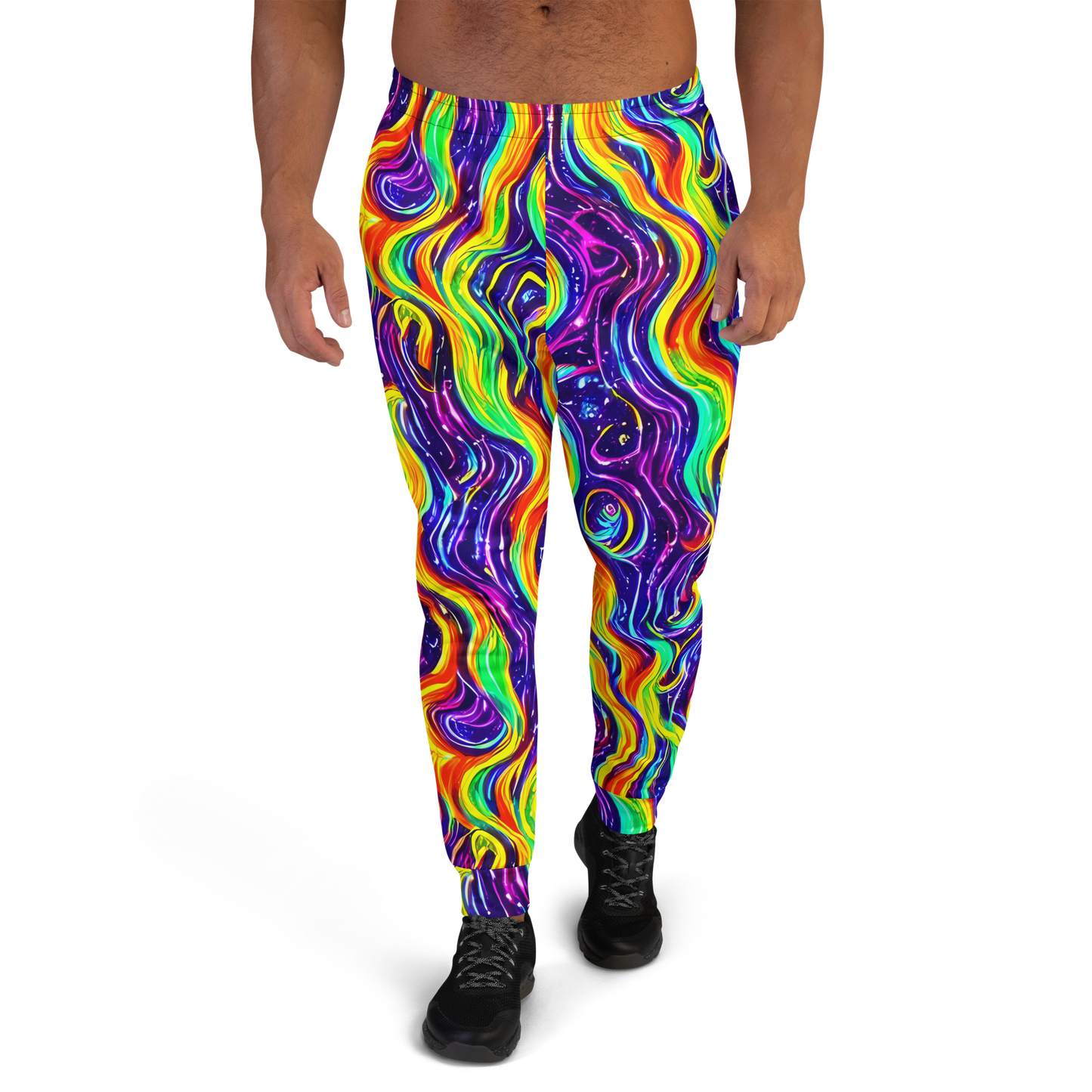 Men’s Joggers - Galactic Flames