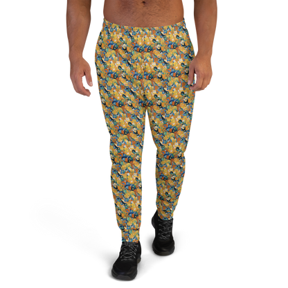 Men’s Joggers - Whimsical Feline Dance