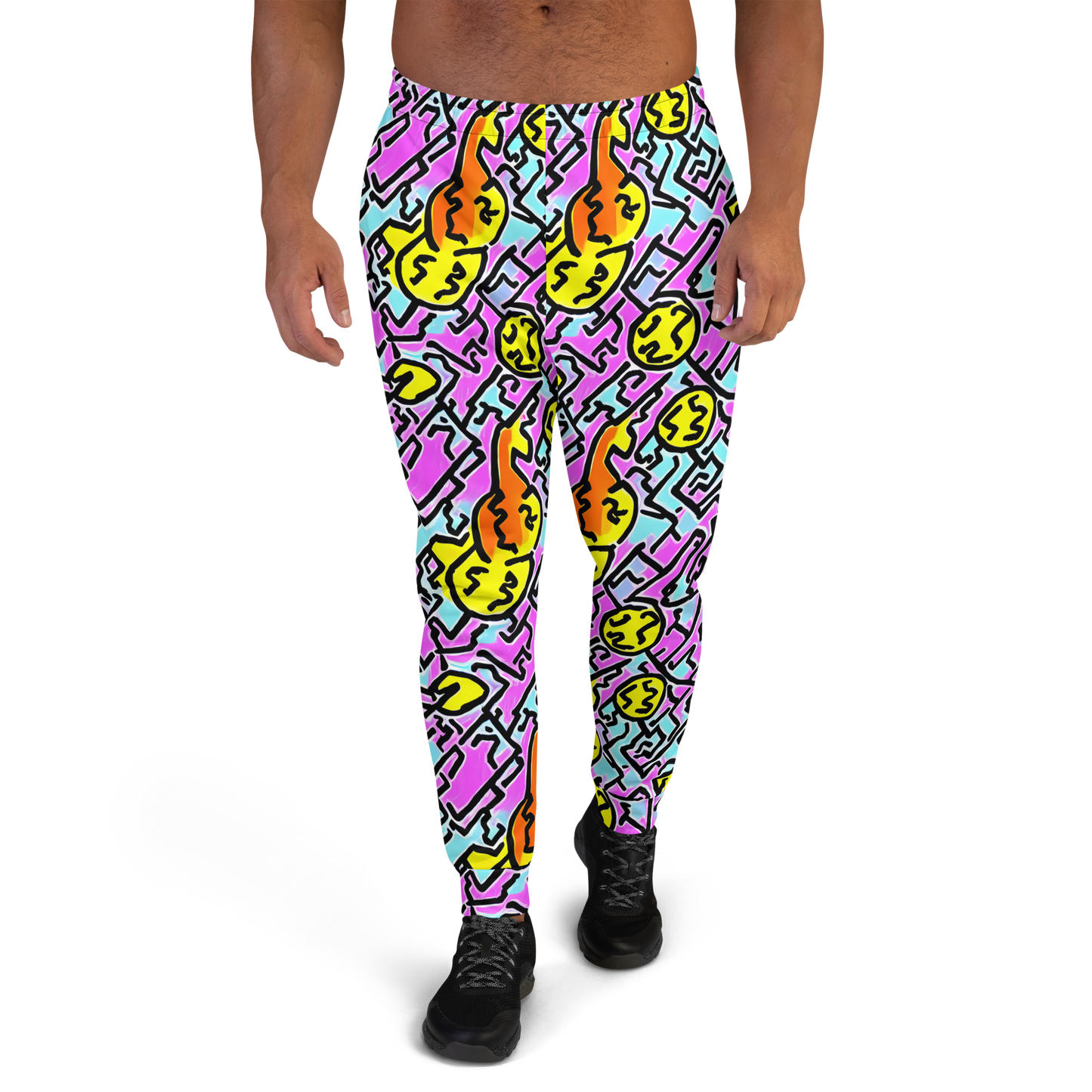 Men’s Joggers - Punk Doodles