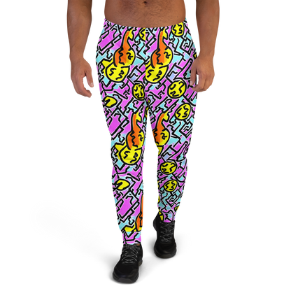 Men’s Joggers - Punk Doodles